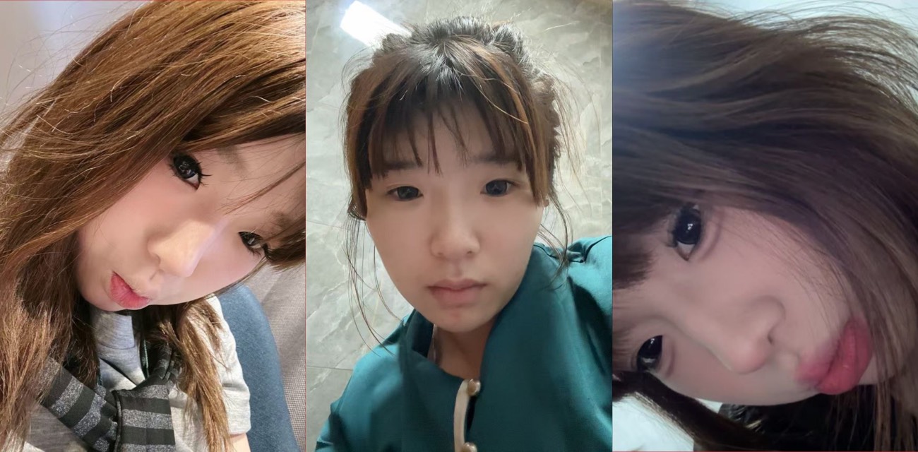 内蒙古精神小妹【包珍珍】为裸贷竟在厕所自慰私拍，拿了钱就跑路被曝光视频